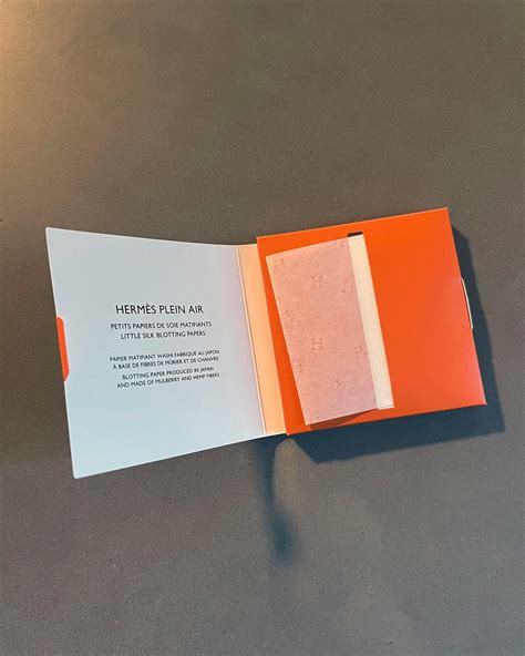 Hermès Plein Air Review: Blotting Papers, Complexion Balm, 